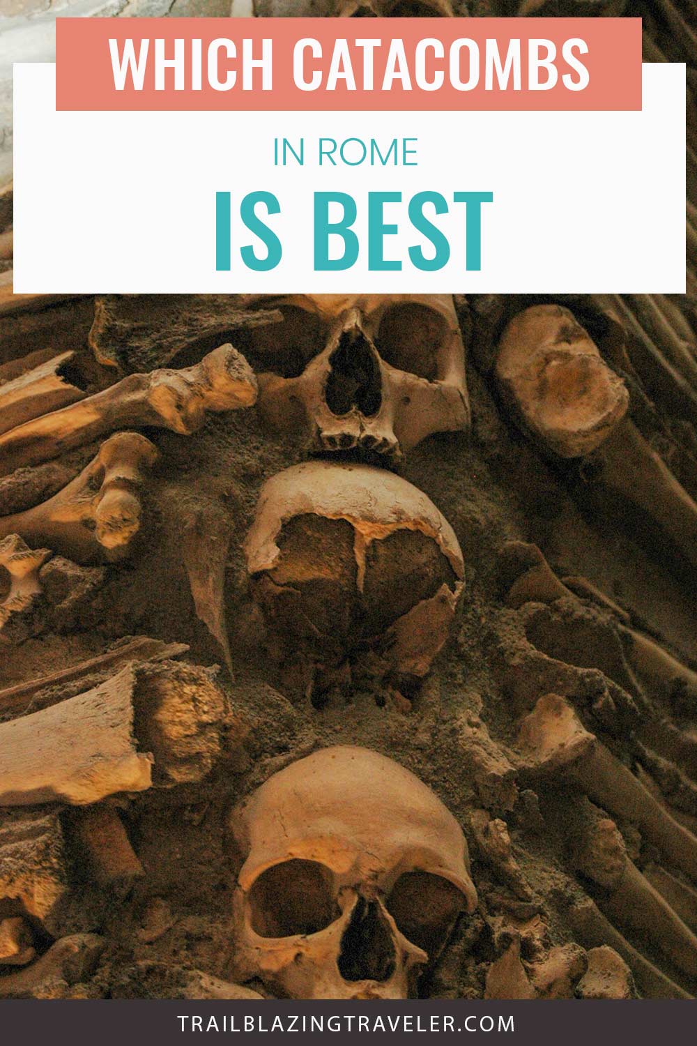 Old pieces of skeletons - Which Catacombs In Rome Is Best?