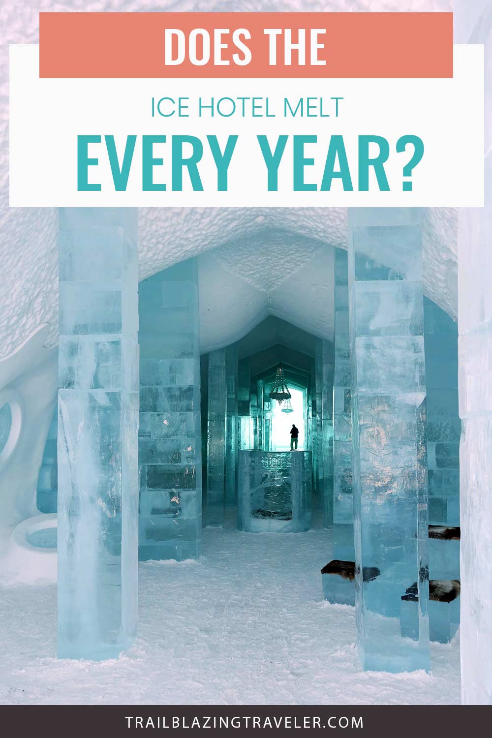Interior of an Ice hotel - does it melt every year?